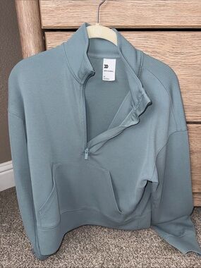 all in motion Men's Half-Zip Pullover Sweater in Dusty Sage